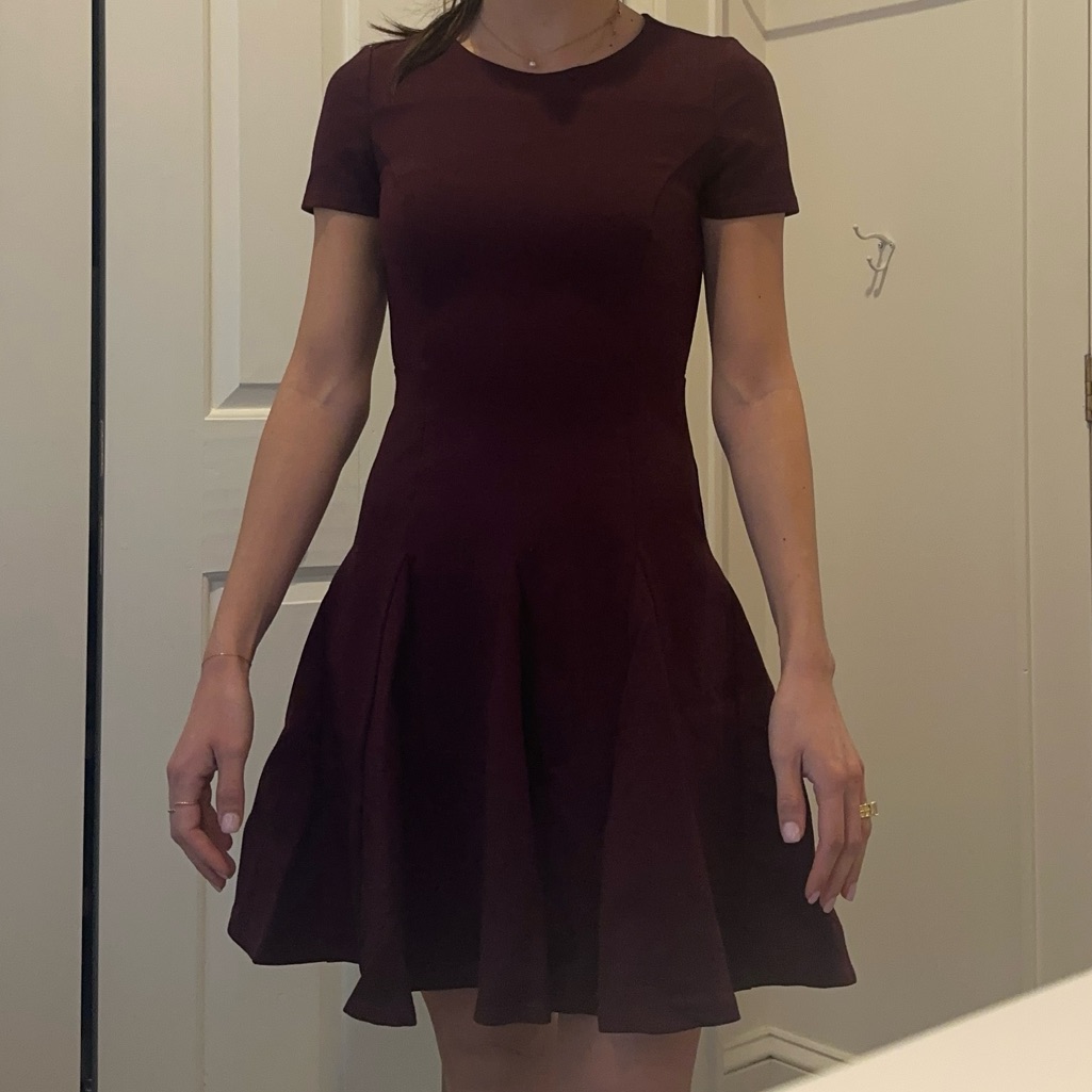 Halston Heritage Fit And Flare Dress